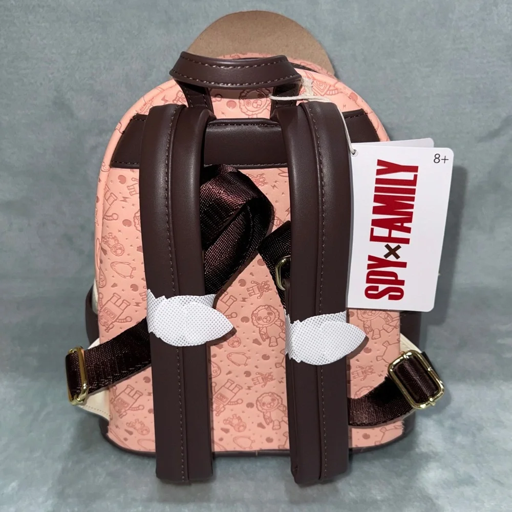 Loungefly Pink and Brown Anime Character Backpack